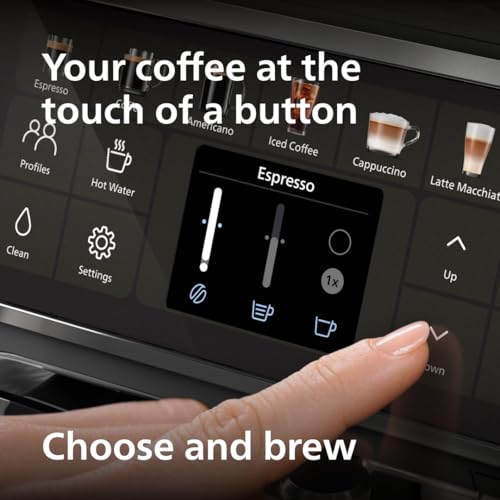 Fully Automatic Espresso Machine, Black Chrome H123