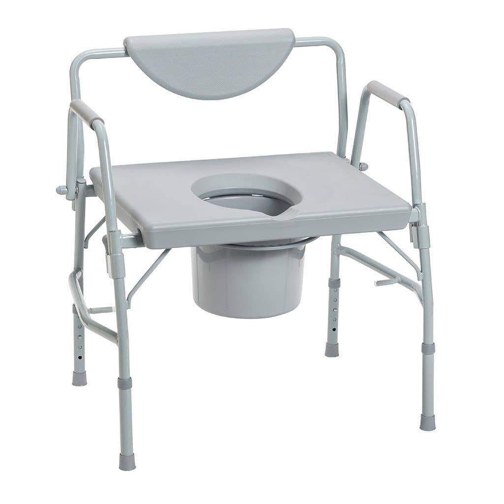 Deluxe Bariatric Drop Arm Commode C305195