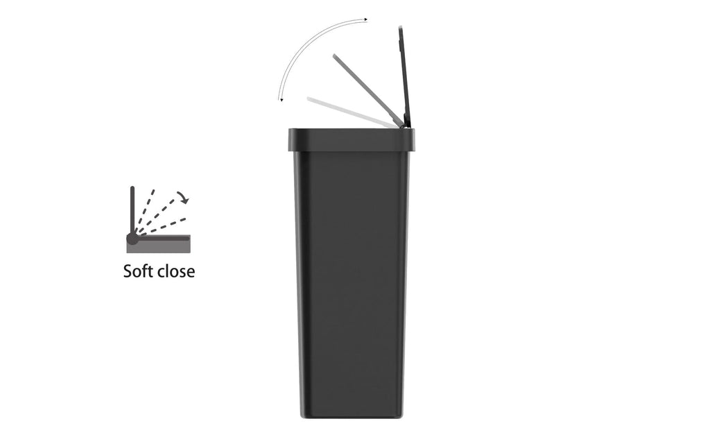 13.2 Gallon Black Motion Sensor Plastic Trash Can X12764