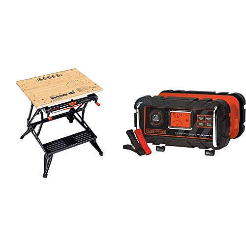 Portable Folding Workbench with Clamps K904647