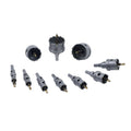 10 Pcs Carbide Hole Saw Set with Titanium Plated Center Drill and Storage Case F381