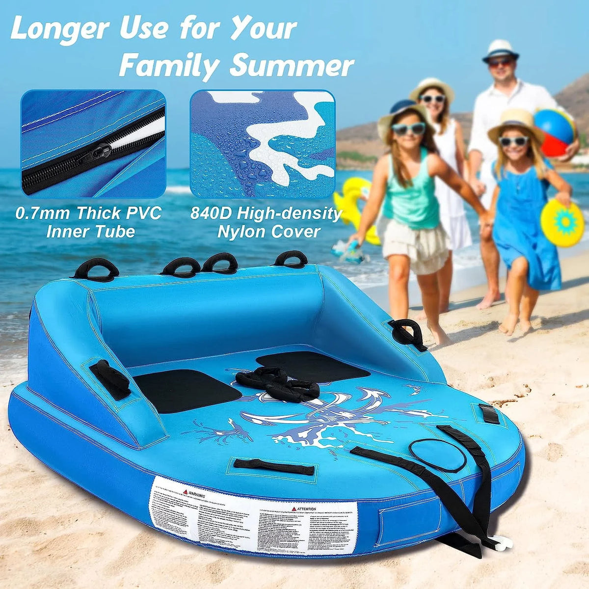 Inflatable 1-2 Person Towable Tubes L215658