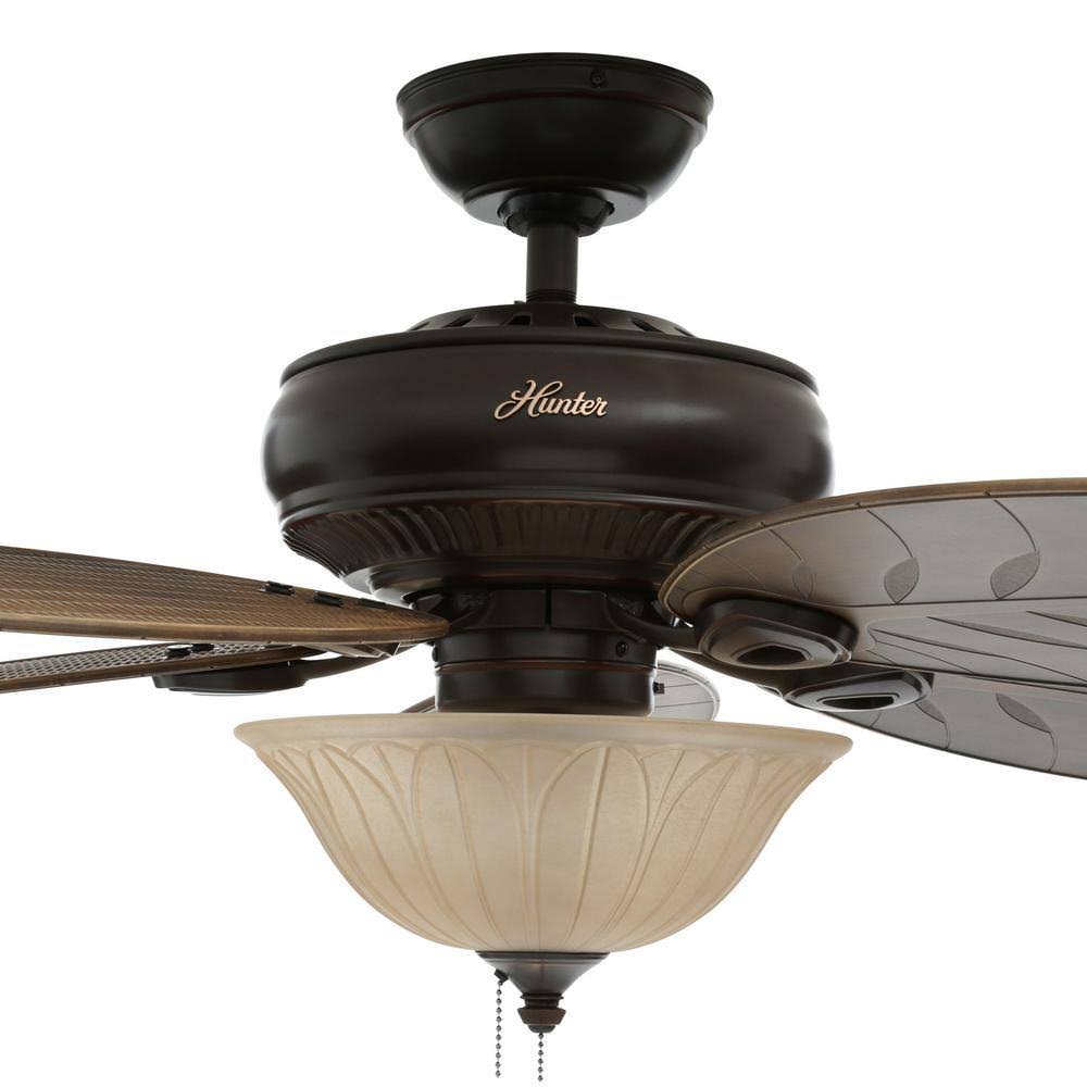 Onyx Bengal Ceiling Fan with Light G9783