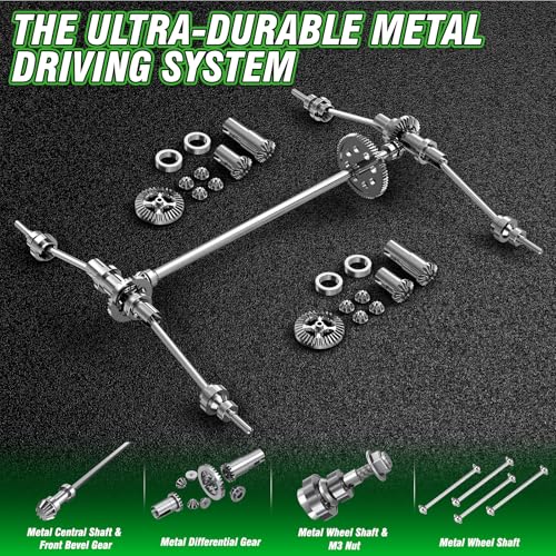 1:18 4WD Off-Road RC Truck with 2 Rechargeable Batteries V1343