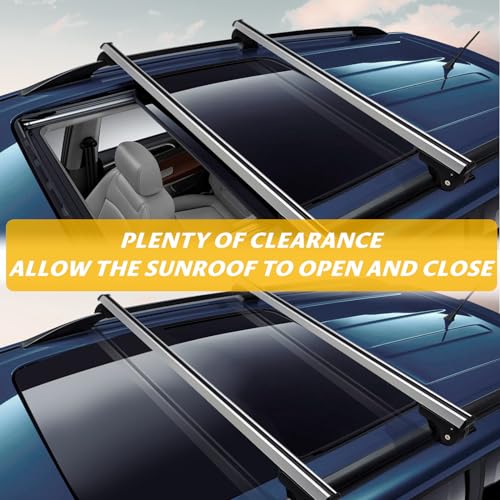 Universal Aluminum Roof Rack Cross Bars with 2 Locks N7988