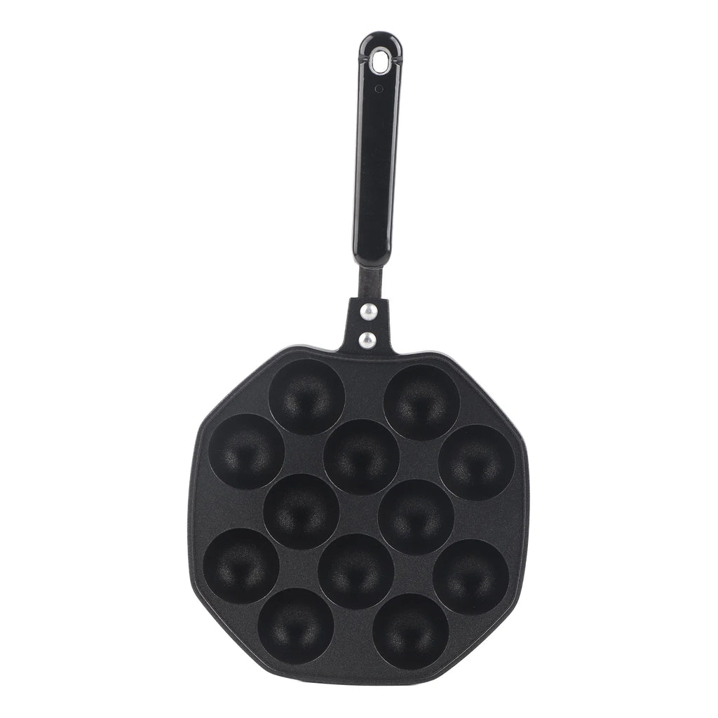 Black Non Stick Aluminum Aebleskiver Pan B34838