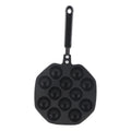Black Non Stick Aluminum Aebleskiver Pan B34838