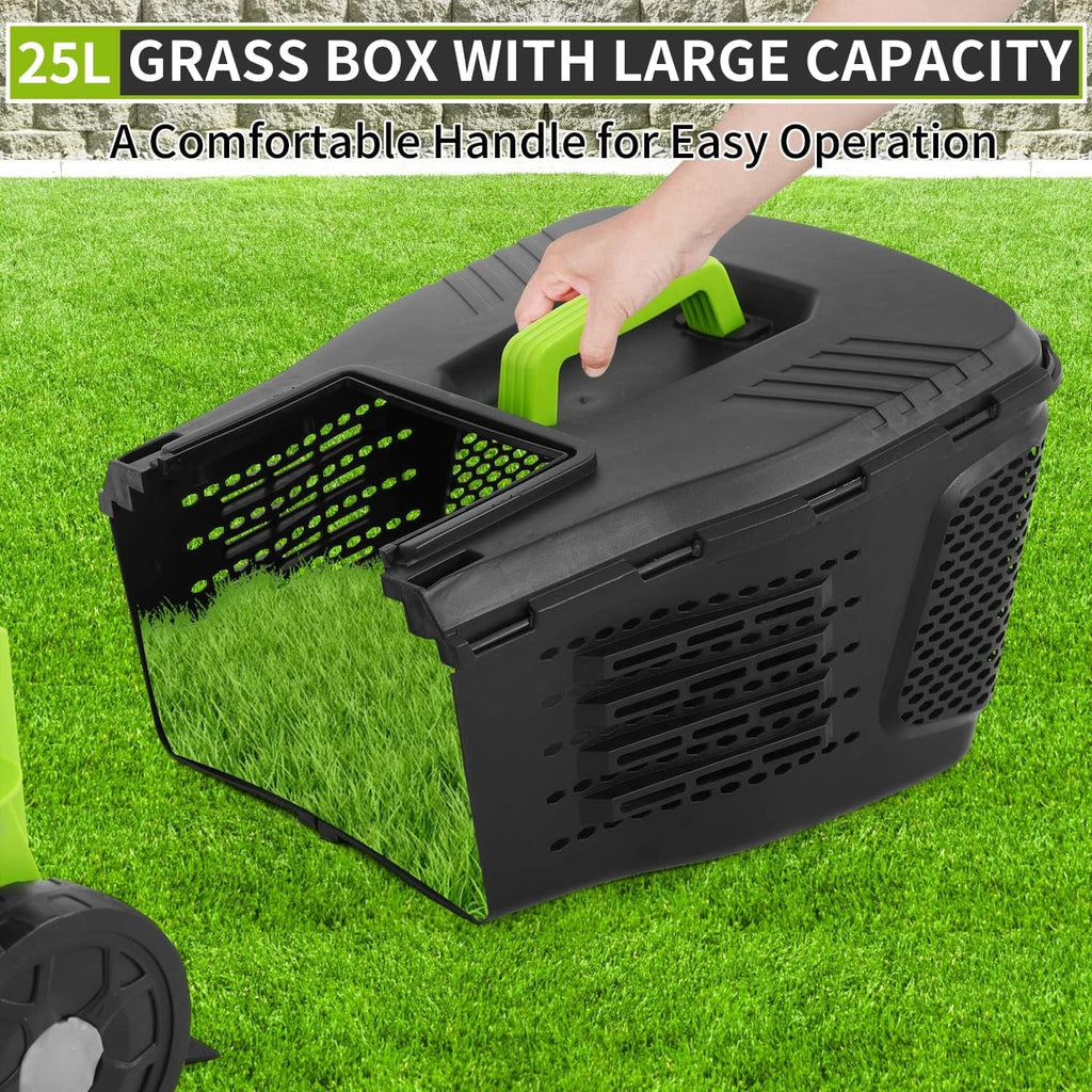 13-inch 12-Amp Electric Lawn Mower with 25L Collection Box W119309