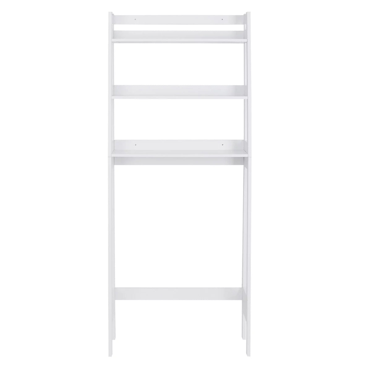 White 3-Tier Wooden Over-The-Toilet Storage Shelf U5256
