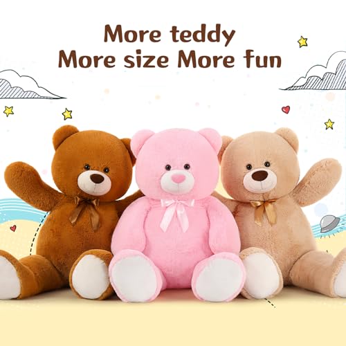 Big Brown Bear Giant Teddy Bear 3 Feet H4734