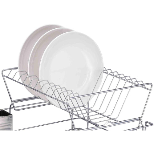 2-Tier 3 Piece Steel Dish Drainer J2055