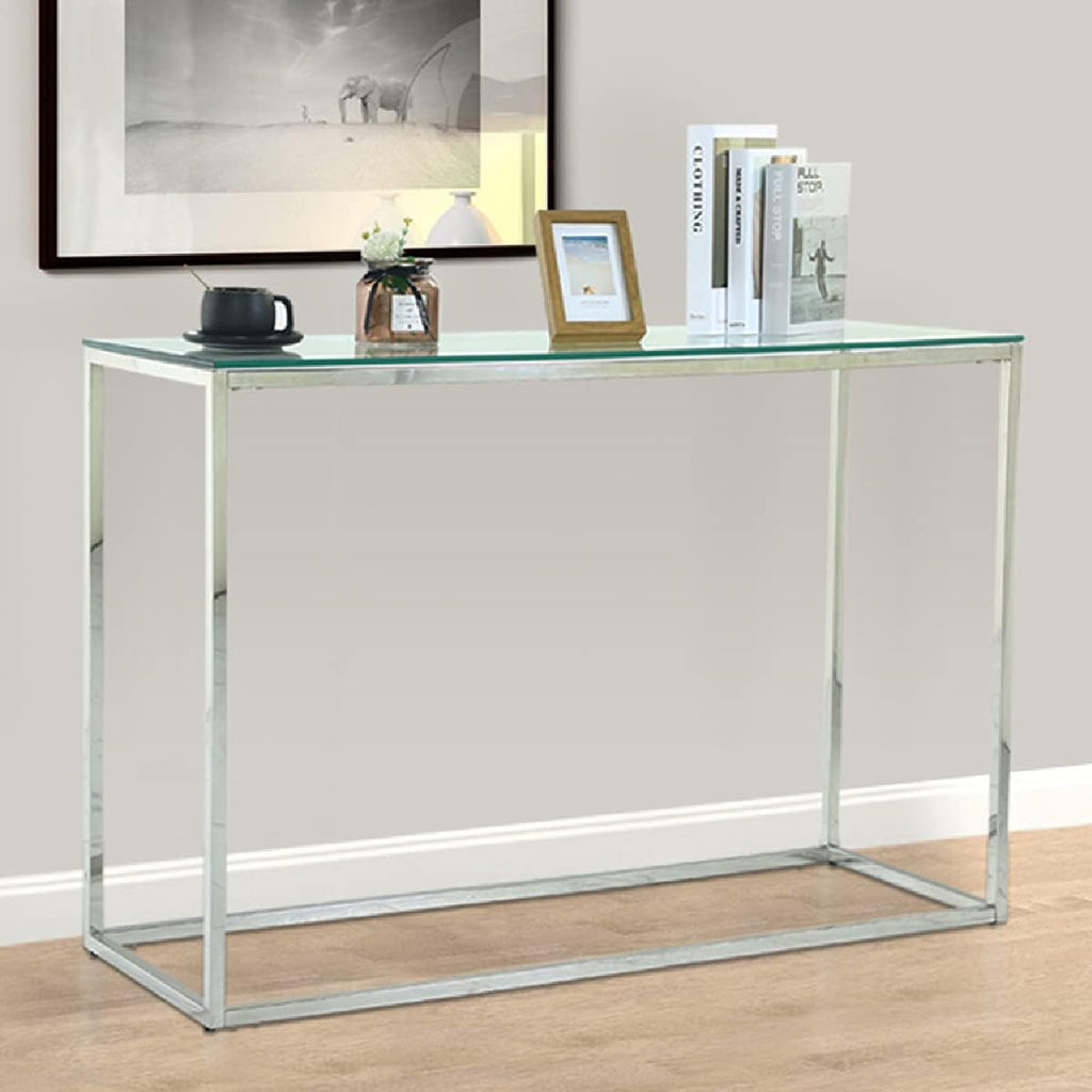 Modern Narrow Glass Console Table G904