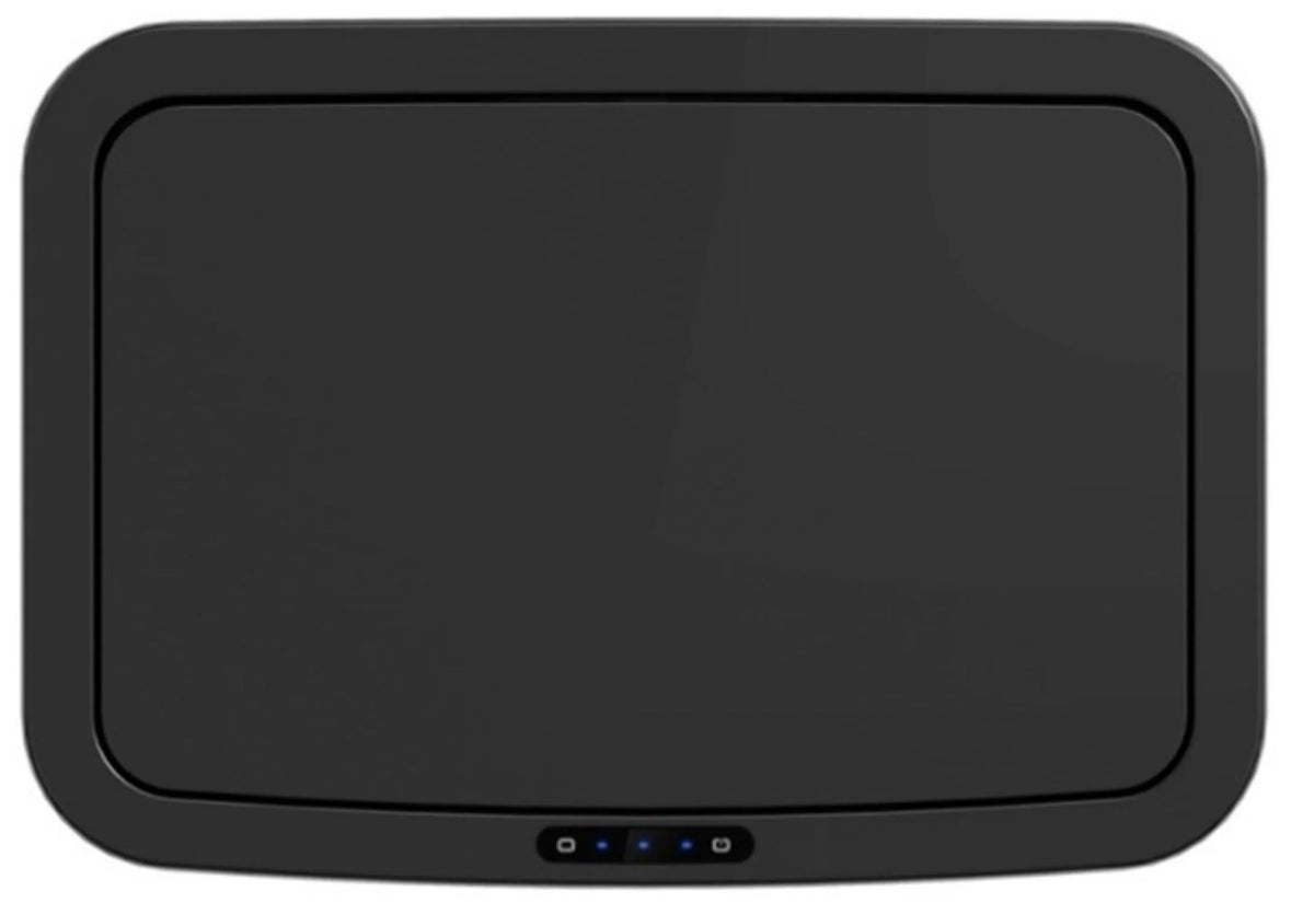 13.2 Gallon Black Motion Sensor Plastic Trash Can X12764