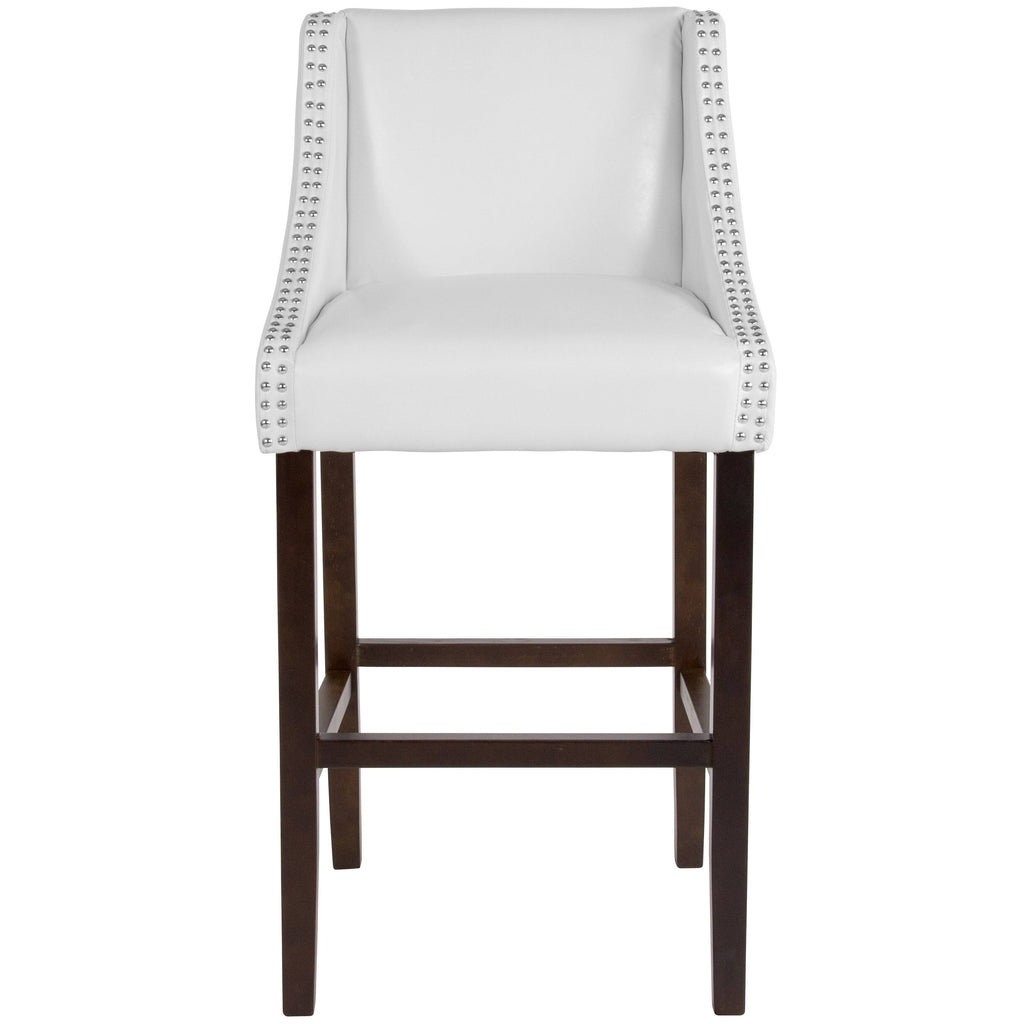 2 Pk Dark Grey Fabric Barstool X14003