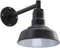 Green 8 inch Dome Outdoor Wall Mounted Barn Light B589