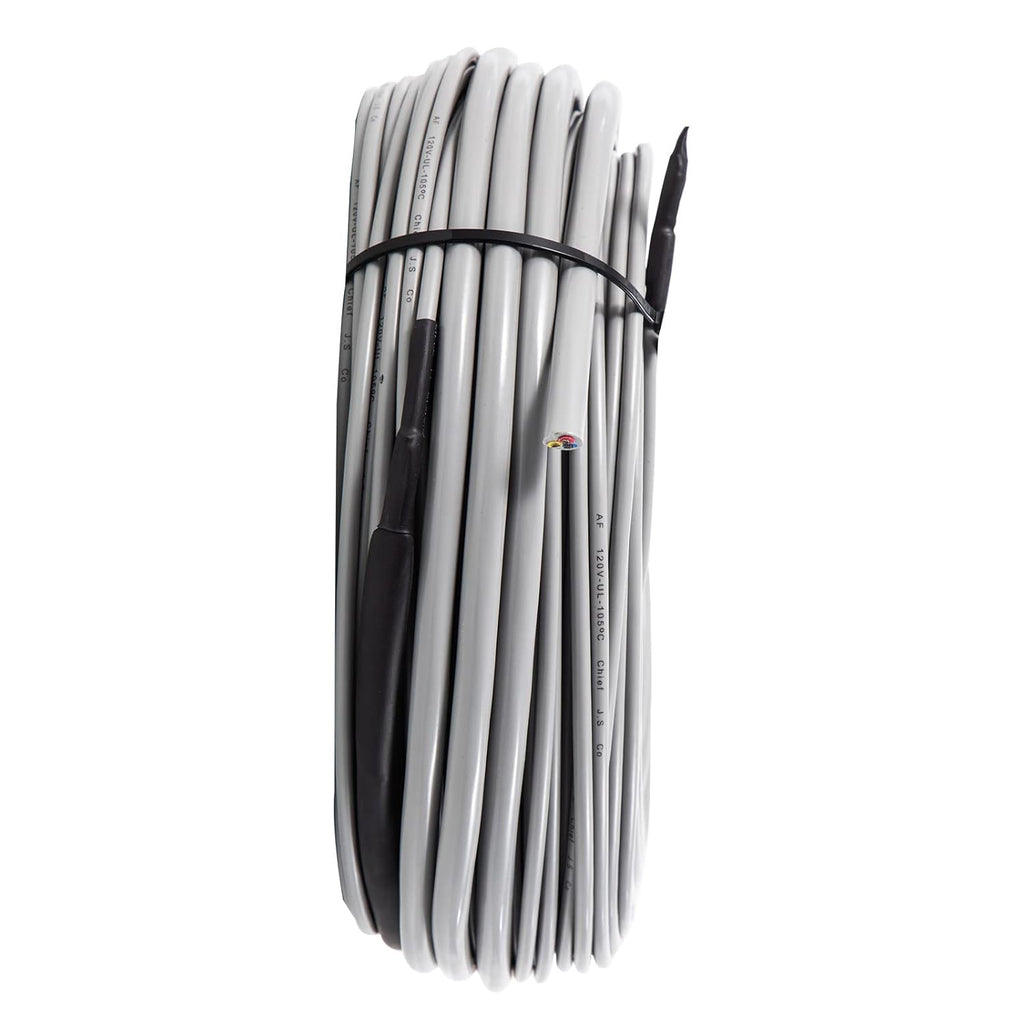 51.4 Square Feet Waterproof Insulated Floor Heating Cable with Temperature Control Panel K70439