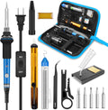 60W Adjustable Temperature Soldering Iron Kit with Carry Bag P730
