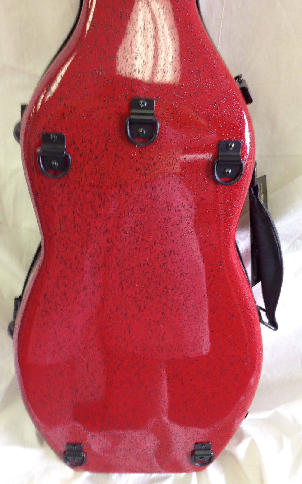 Red 4/4 Fiberglass Violin Case O939588