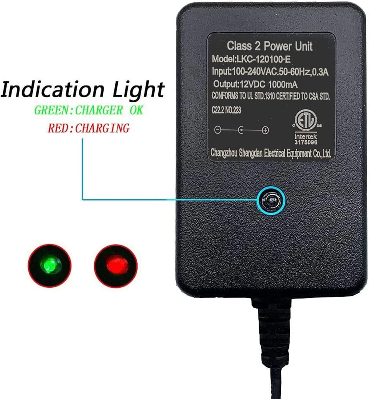 12V Battery Charger for Kids Ride On Car K6698