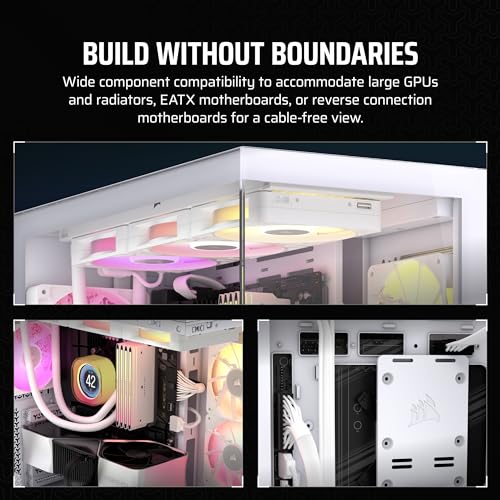 Black Mid-Tower ATX PC Case with Tempered Glass E445