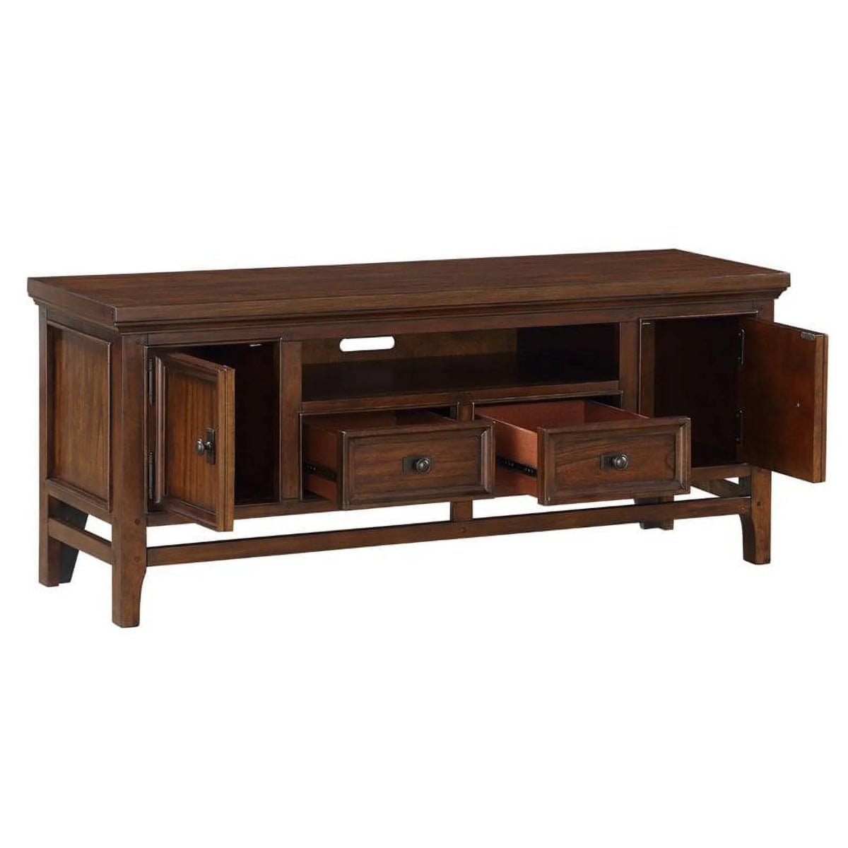 Brown Cherry Wood TV Stand E1647
