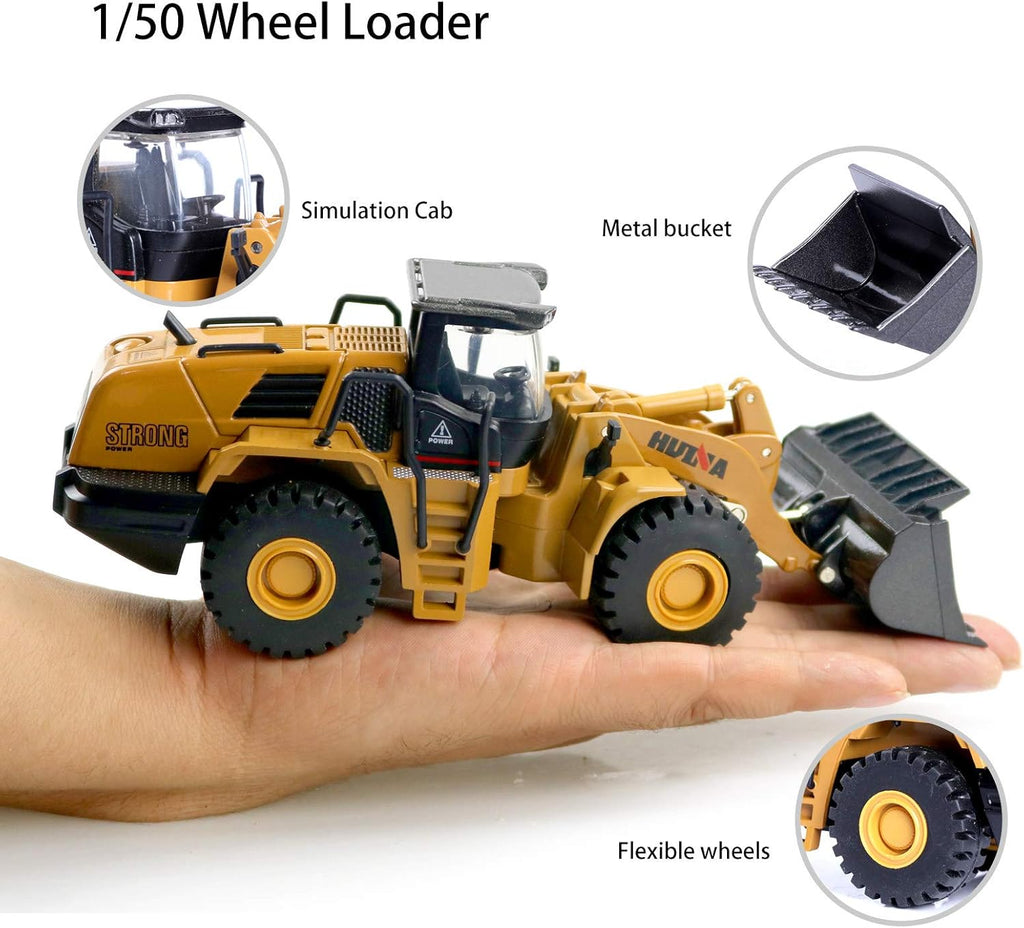 Construction Vehicle Models 1:50 Scale Pack of 3 J876