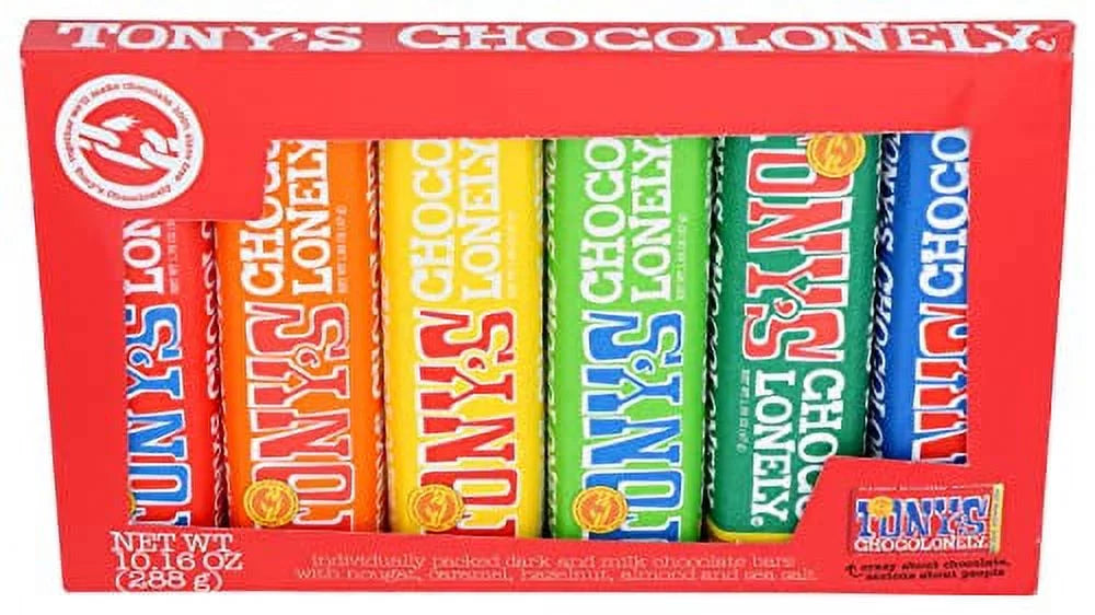 Rainbow Tasting Chocolate Bar Pack, 10.16 OZ Z35397