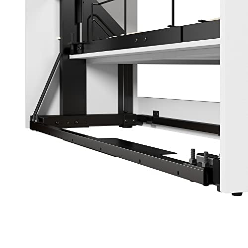 Bark Grey Full Murphy Bed with Drawers G3815