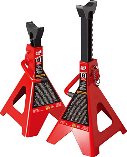 3 Ton (6,000 lb) Capacity Steel Jack Stands, 1 Pair V7200