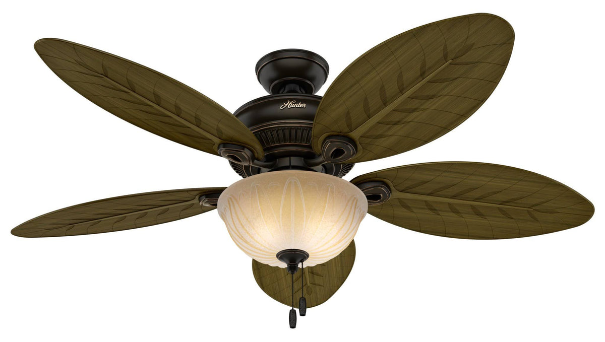 Onyx Bengal Ceiling Fan with Light G9783