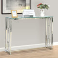 Modern Narrow Glass Console Table G904