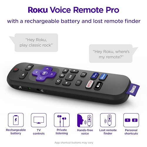 Rechargeable Voice Remote with Headphone Mode R2023