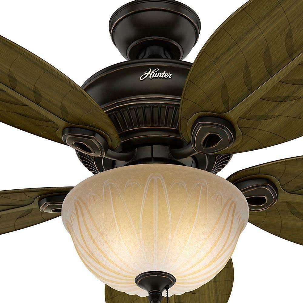 Onyx Bengal Ceiling Fan with Light G9783
