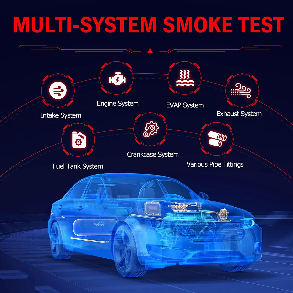 Automotive EVAP Smoke Machine Leak Detector Full Kit Q44893