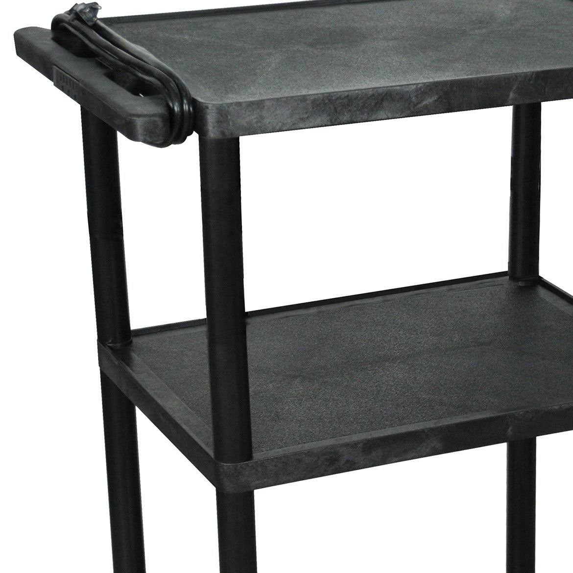 Black 42x22 Presentation Cart I44408