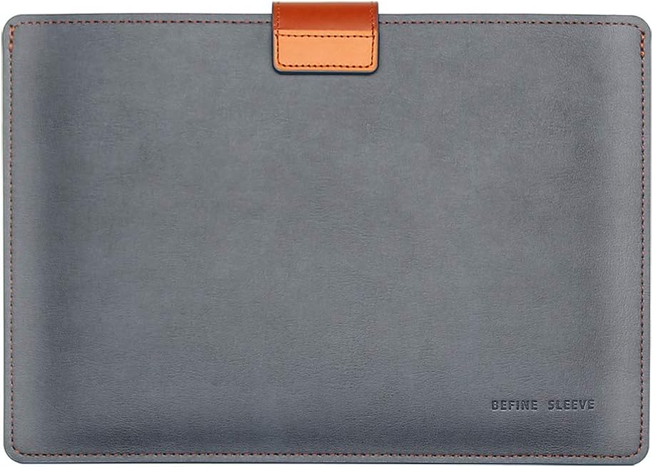 13 inch Leather Sleeve with Pu and Suede A8254