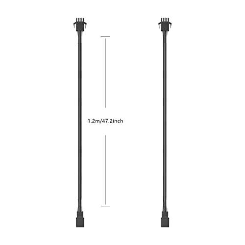 2 PCS 47 Inch 4 Pin LED Extension Cable V198673