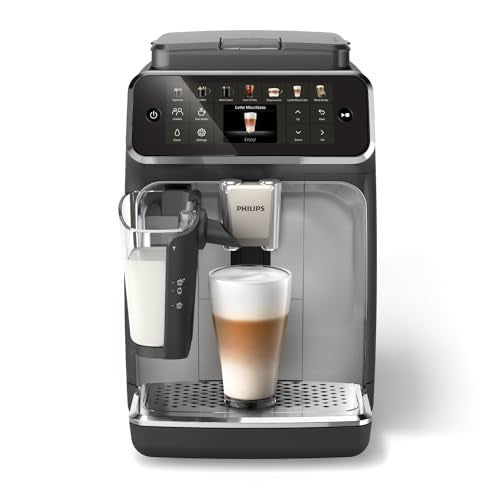 Fully Automatic Espresso Machine, Black Chrome H123
