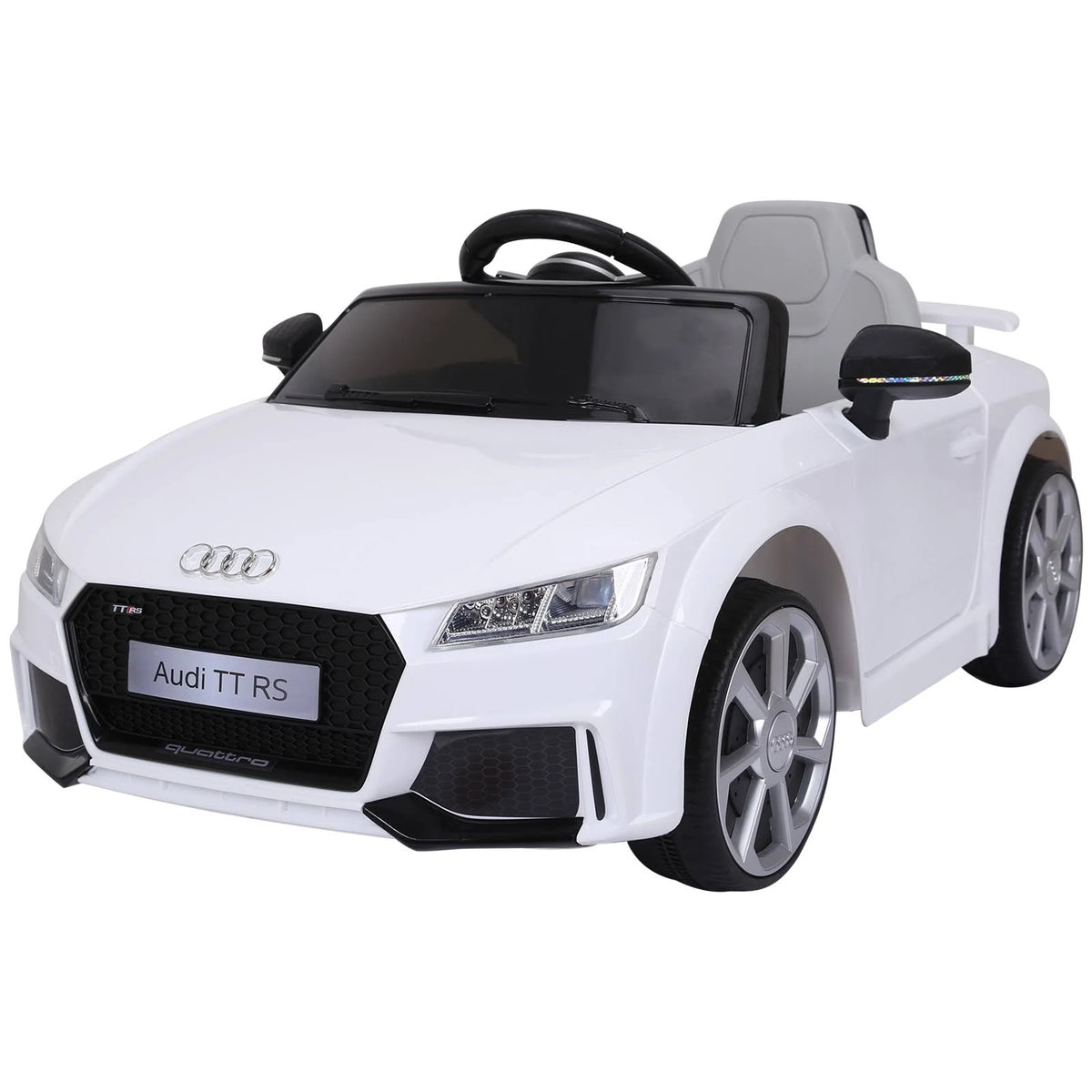 6V Kids Electric Ride on Toy Car with Remote Control - White D74722