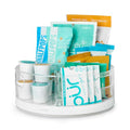 3 BPA-Free Clear Bins Rotating Storage Turntable Q187