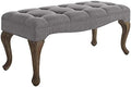 Linen Nailhead Bedroom Bench G3130