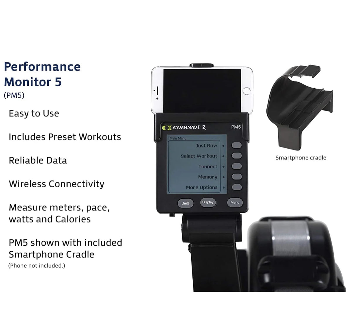 Indoor Rowing Machine with PM5 Performance Monitor J7187