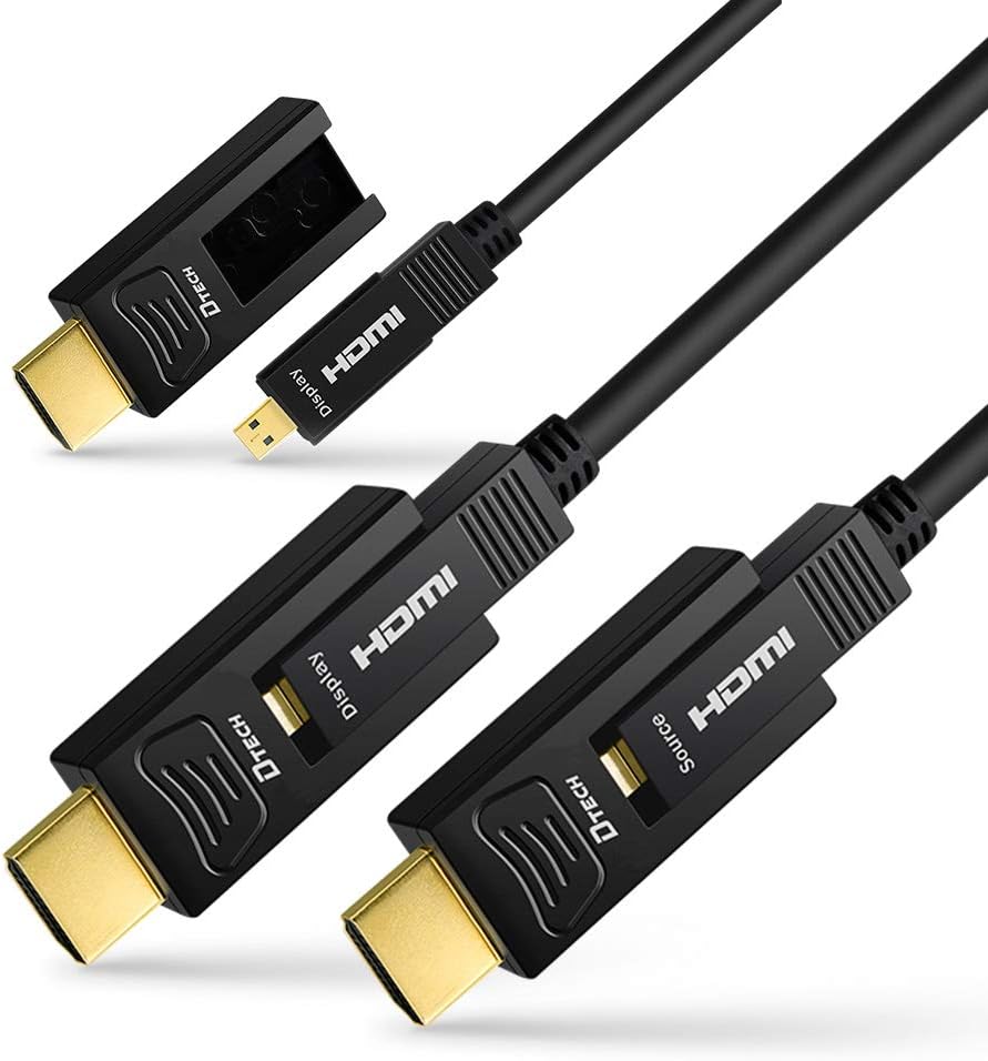 Fiber Optic HDMI Cable 50 Feet 4K 60Hz High Speed T76713