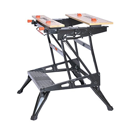 Portable Folding Workbench with Clamps K904647