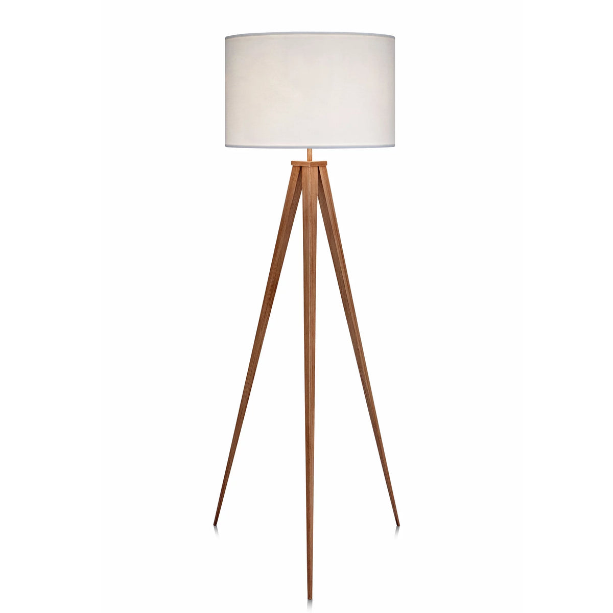 White Shade Tripod Floor Lamp H265088
