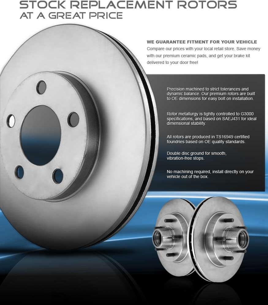 Vented 8 Lug Rotors Z154