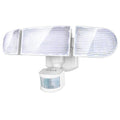 White 3-Head LED Flood Light, 1800LM, 5000K, IP65 Waterproof, Battery Operated Q170