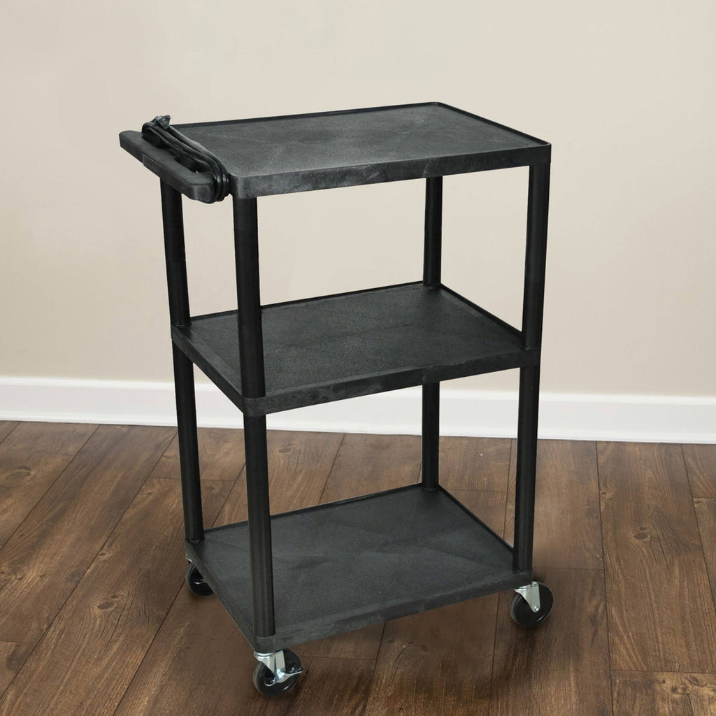 Black 42x22 Presentation Cart I44408