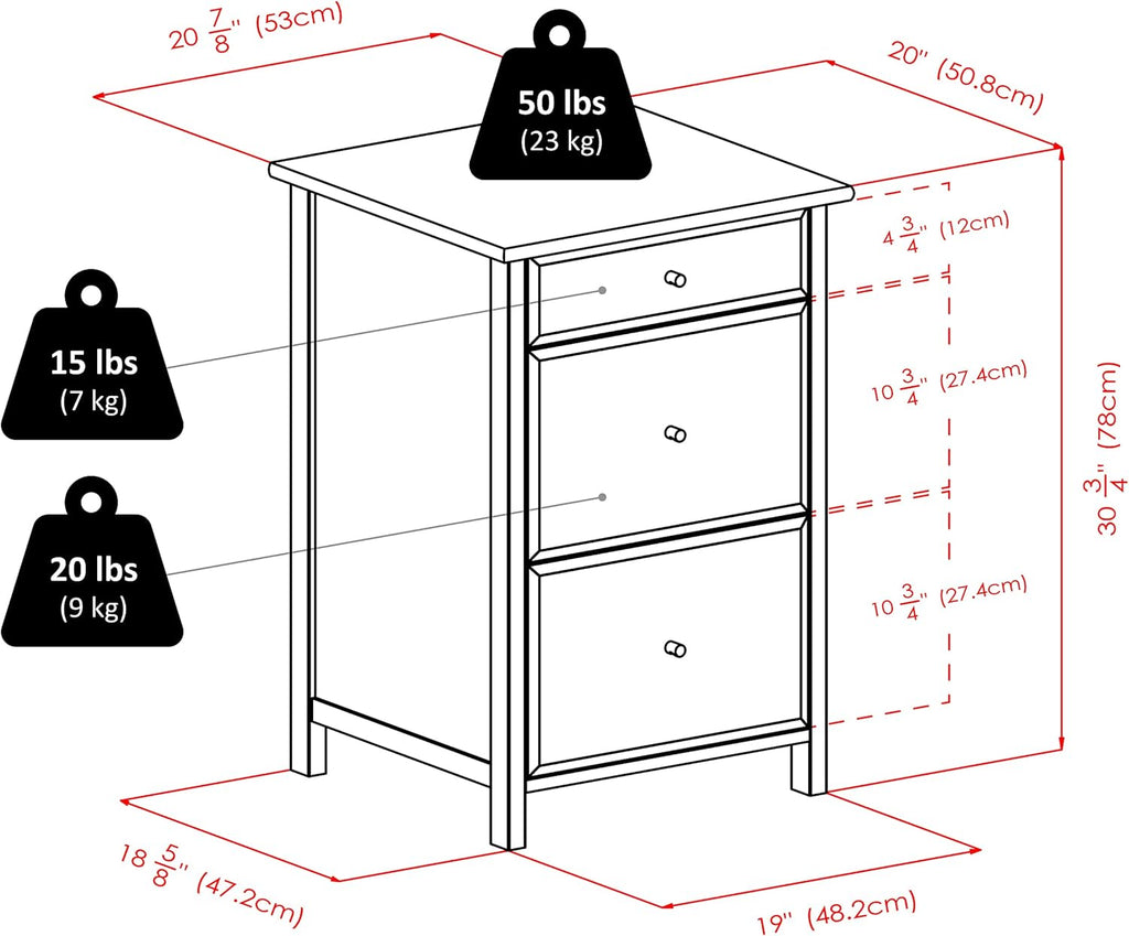 Black File Cabinet J82579