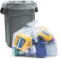 Clear Heavy Duty Trash Bags 30-33 Gallon 100 Bags with Ties R83844